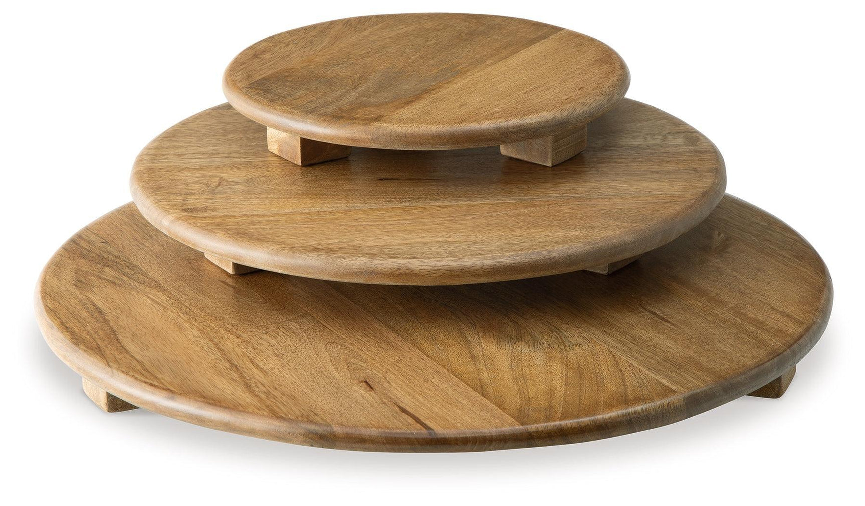 Kaidler Brown Tray Set (Set Of 3) - Ella Furniture