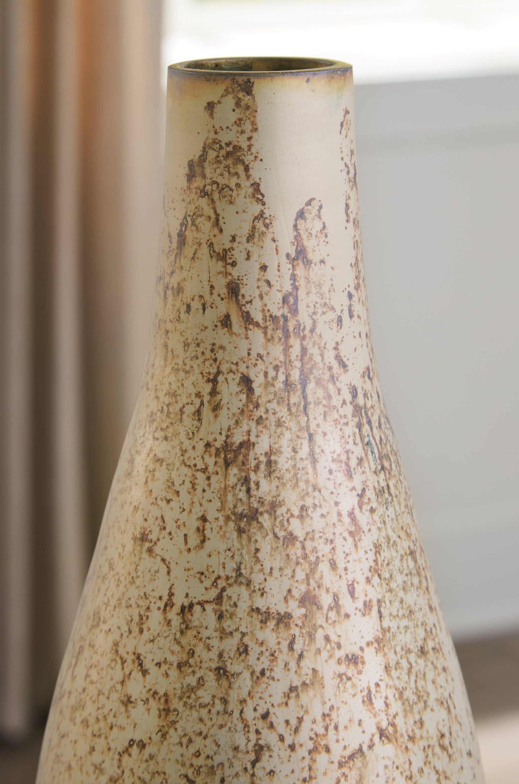 Plawite Antique Silver Mercury Glass Vase by Ashley