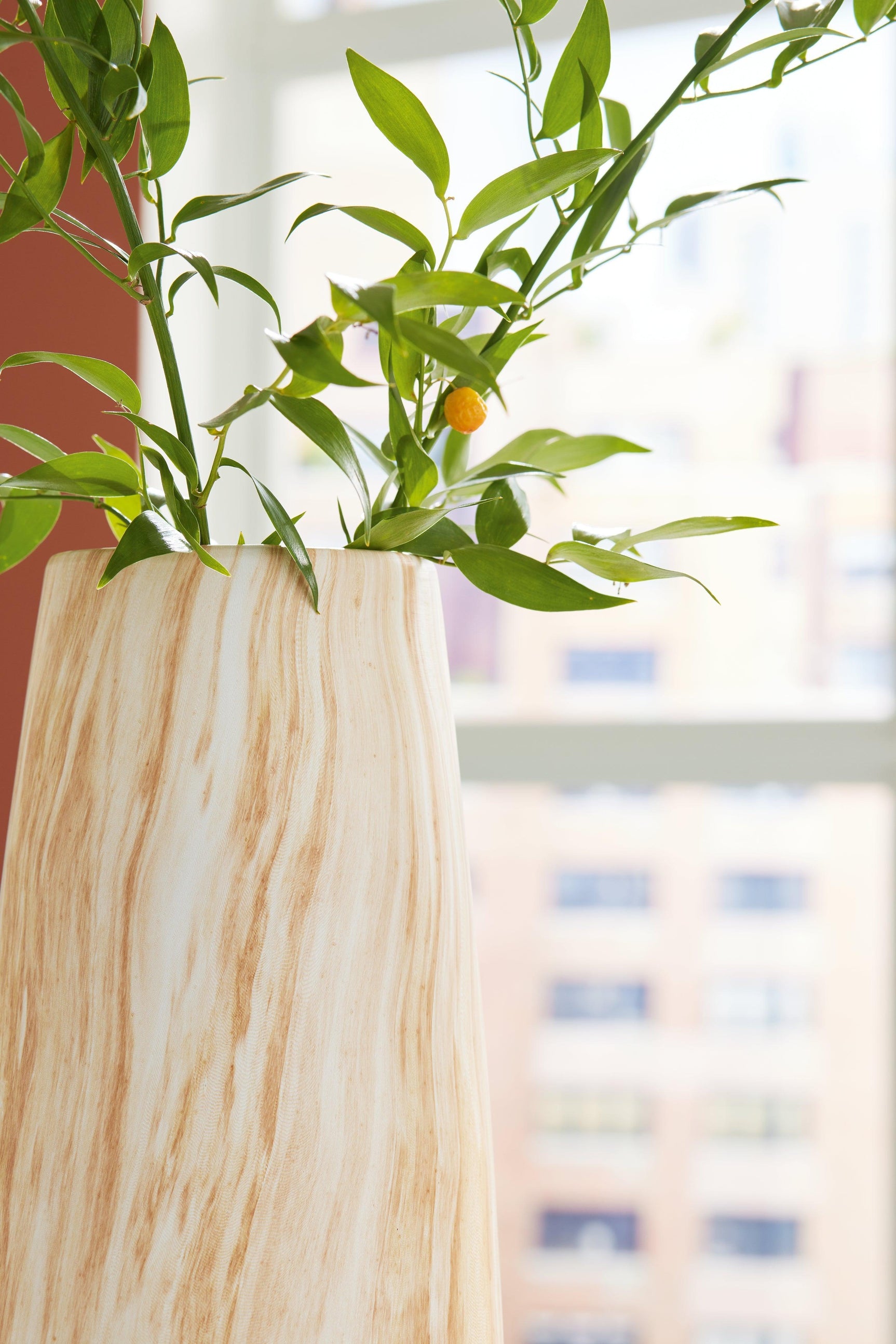 Cammen Tan White Vase