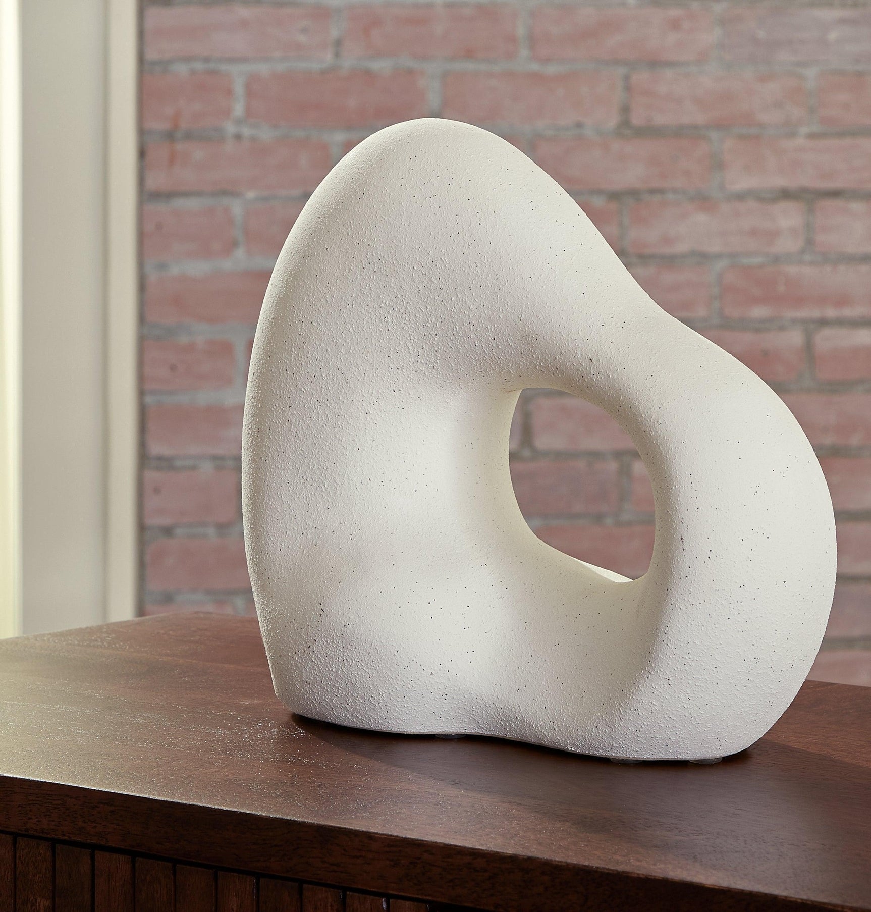 Arthrow Off White Ceramic Sculpture