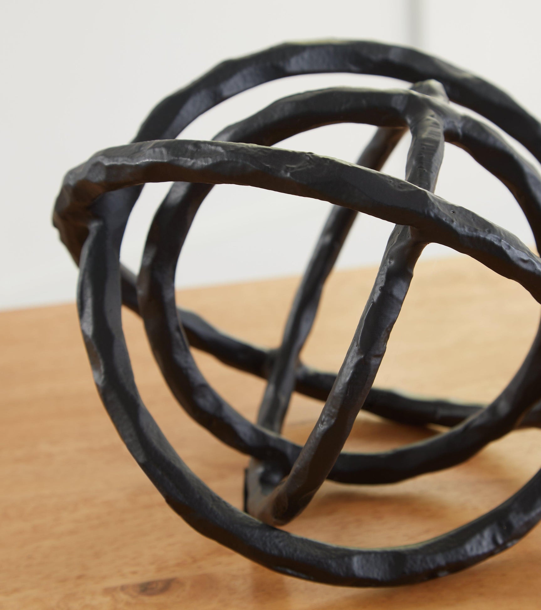 Barlee Black Metal Sculpture Set of 2