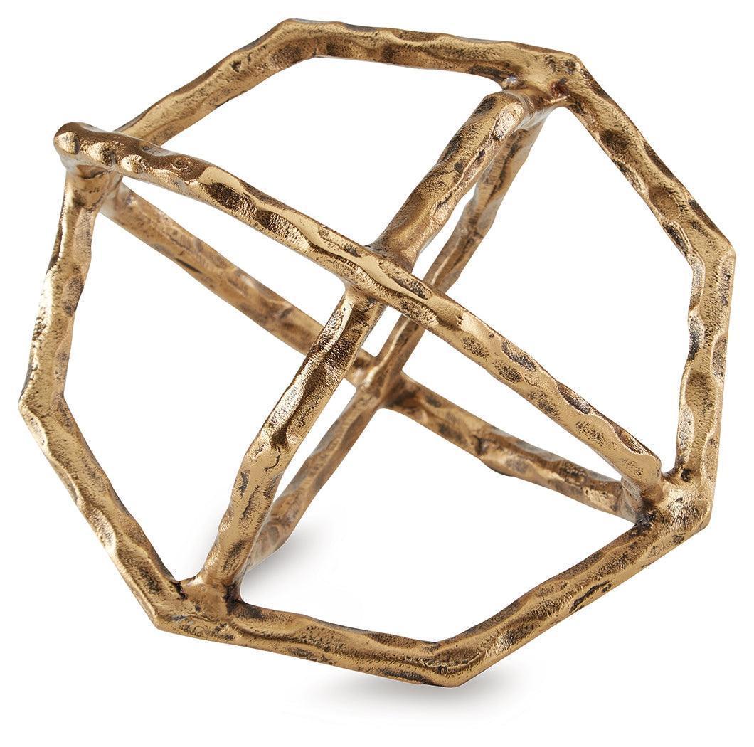 Laddington Antique Brass Finish Sculpture (Set of 2)