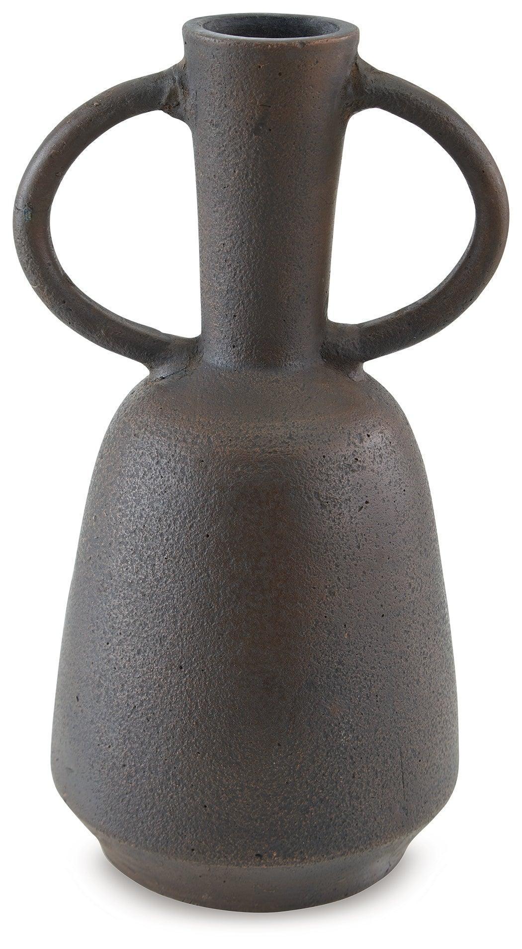 Aadeen Distressed Brown Vase