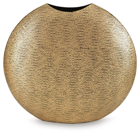 Iansboro Antique Gold Finish Vase view 3