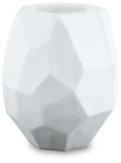 Karenton White Vase view 3