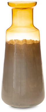 Wynburg White/Amber Vase