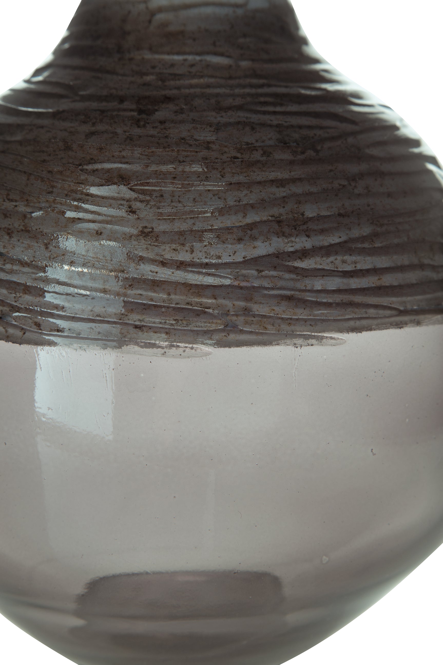 Harpwick Iridescent Gray Vase