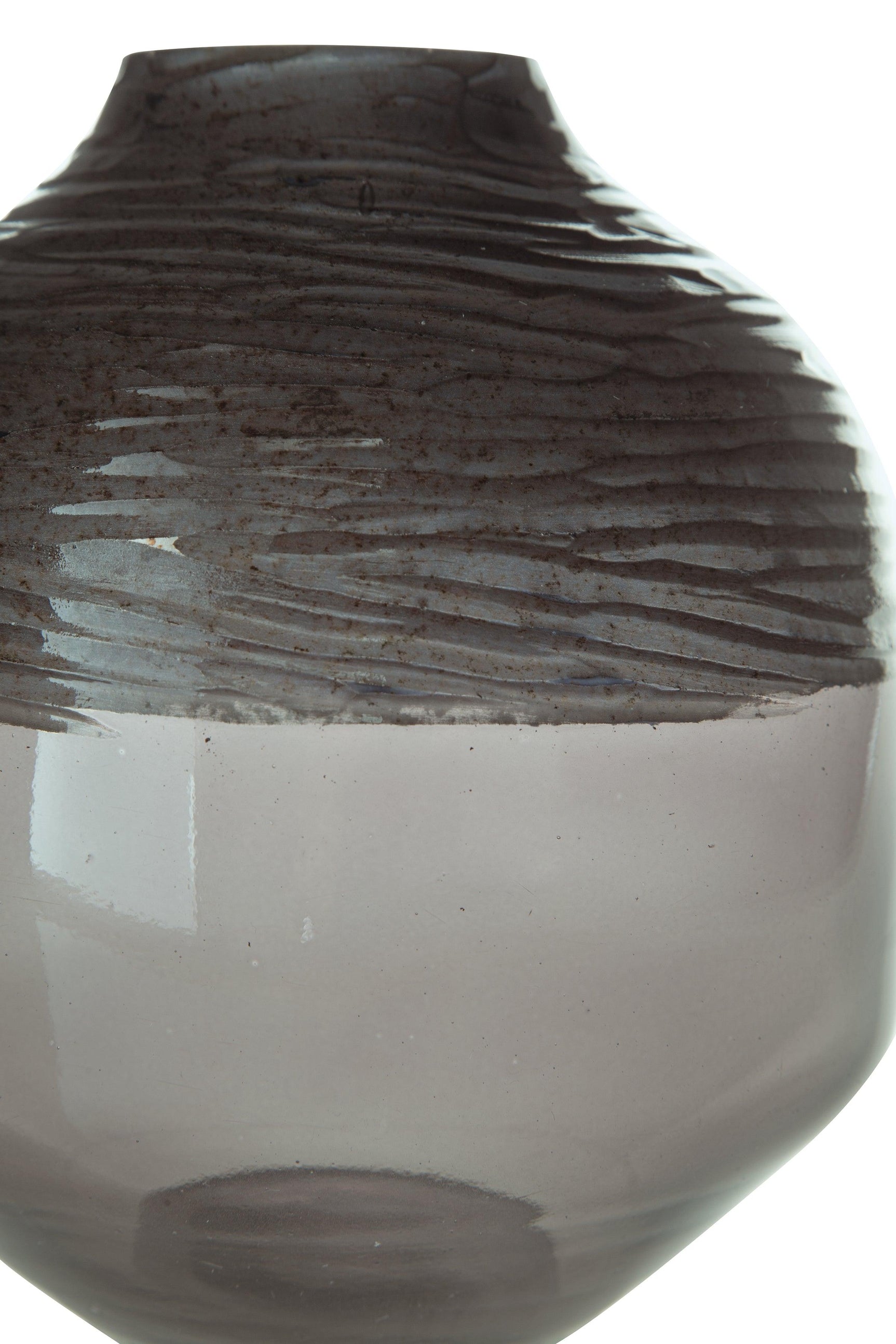 Harpwick Iridescent Gray Vase
