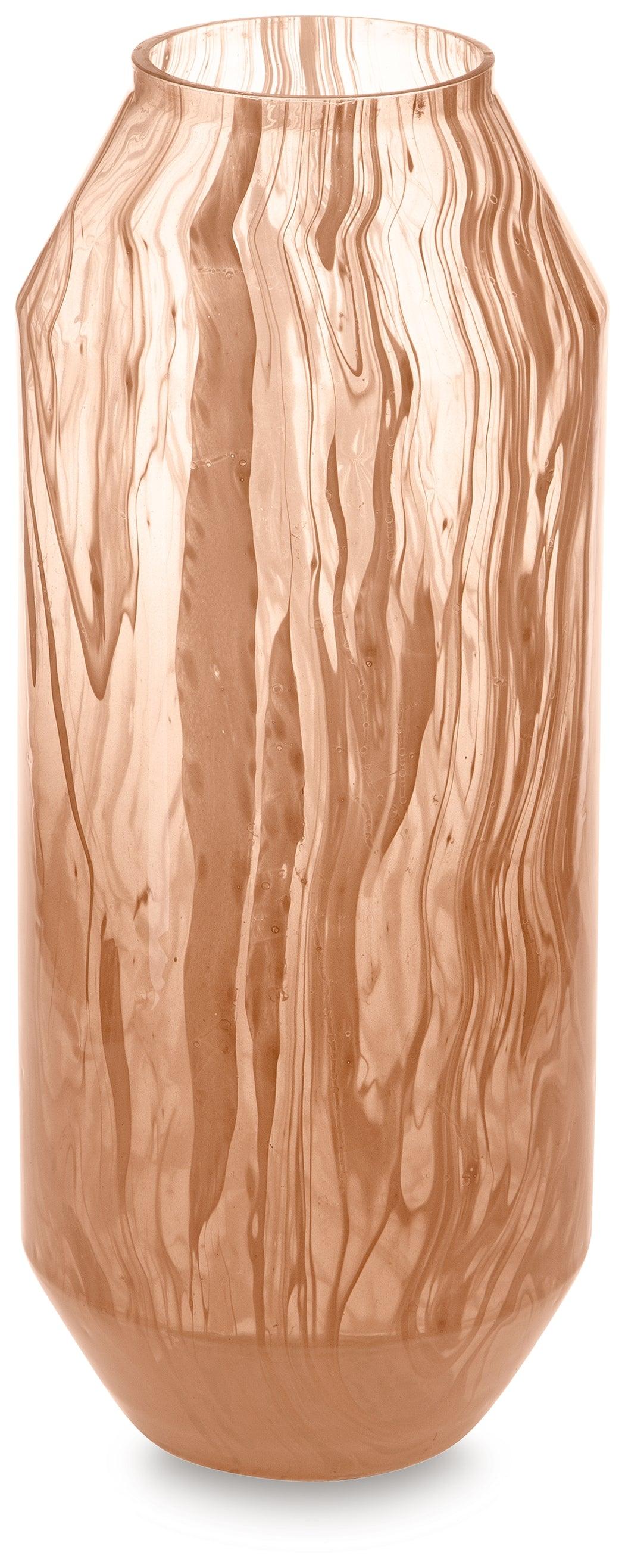 Dushby Blush Pink Textured Vase
