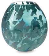 Cartshaw Iridescent Teal Vase view 2