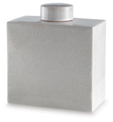 Haddworth Antique White Jar angled view