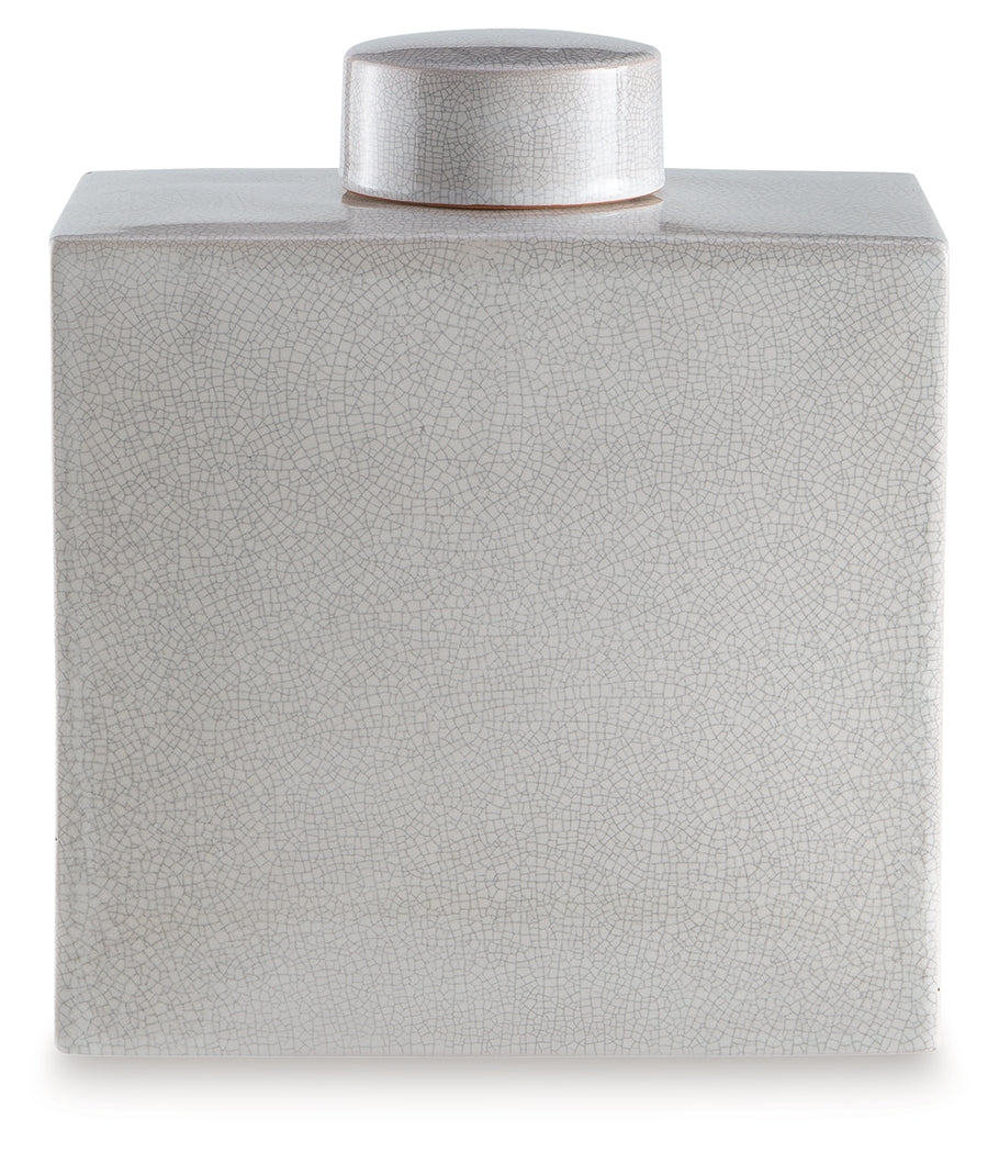 Haddworth Antique White Jar