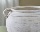 Meadie Distressed White Vase