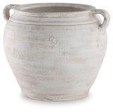 Meadie Distressed White Vase