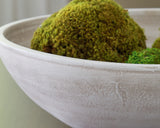 Meadie Distressed White Bowl