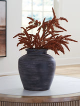 Meadie Distressed Black Vase