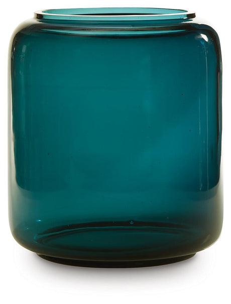 Inisland Teal Vase view 2