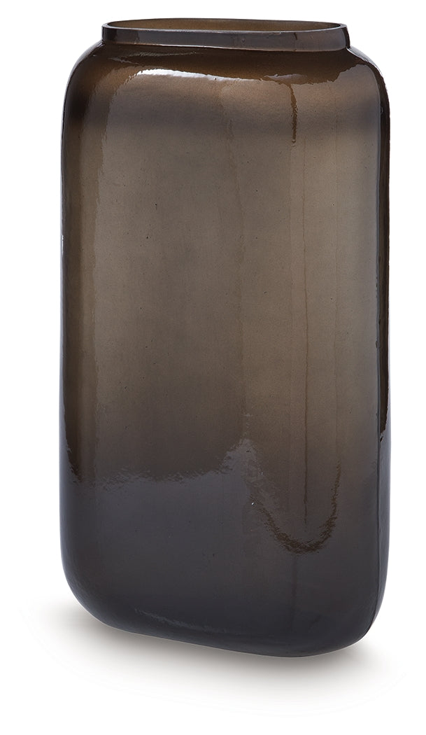 Sumner Gray/Gold Finish Vase