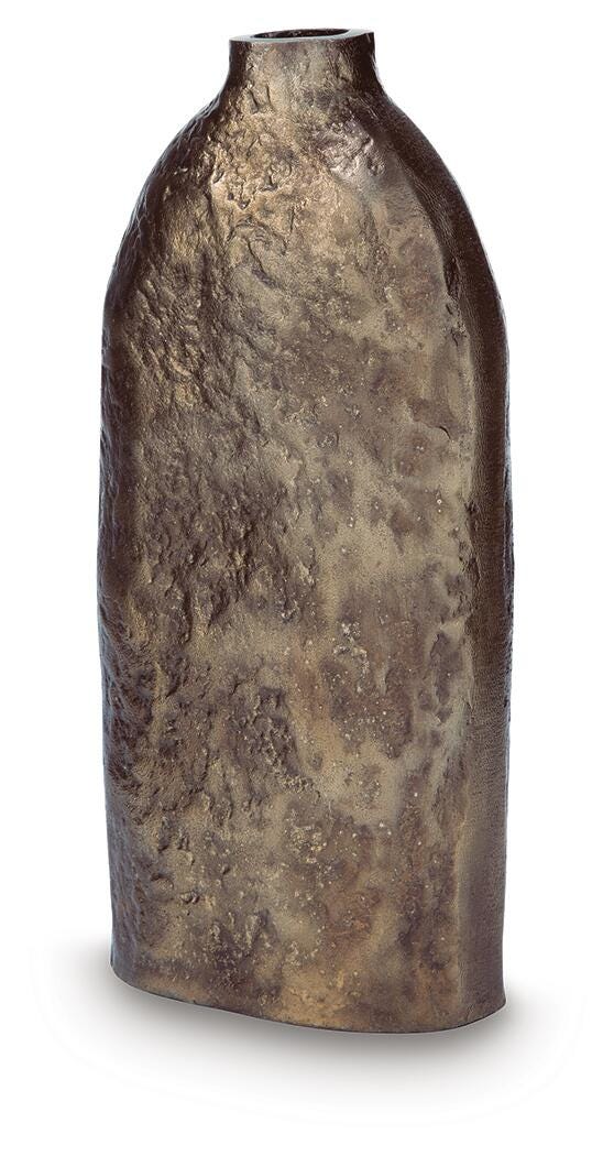 Wallmond Antique Brass Finish Vase view 2