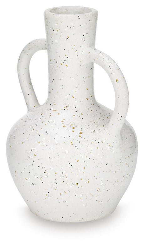 Dallinworth White/Black Vase view 2