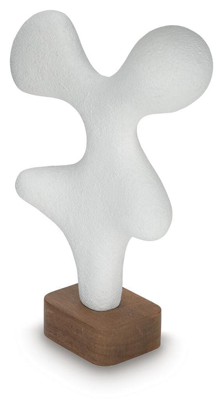 Lavarsen White/Brown Sculpture view 2
