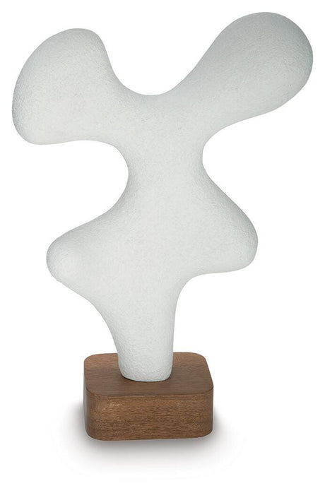 Lavarsen White/Brown Sculpture view 3