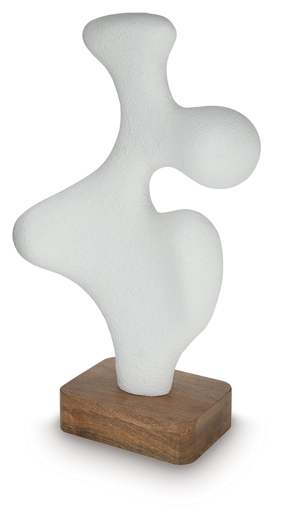 Lavarsen White/Brown Sculpture