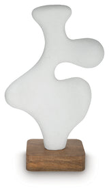 Lavarsen White/Brown Sculpture