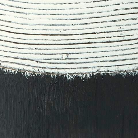Girtha Antique White/Black Vase