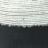 Girtha Antique White/Black Vase finish detail