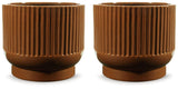 Avalyah Burnt Umber Vase (Set of 2)