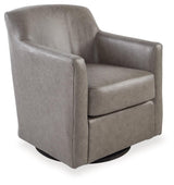 Bradney Fossil Swivel Accent Chair