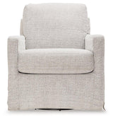 Nenana Next-Gen Nuvella Stone Swivel Glider Accent Chair