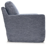 Nenana Denim Swivel Glider Accent Chair by Ashley