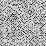 Hayesdale Black and Cream Patterned Accent Chair