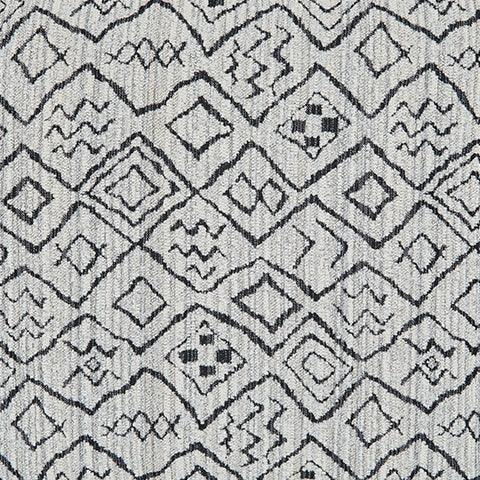 Hayesdale Black and Cream Patterned Accent Chair