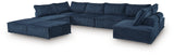 Bales Navy 8-Piece Modular Seating