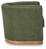 Jersonlow Forest Green Swivel Chair