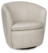 Kierreys Bone Swivel Accent Chair