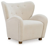 Larbell Ecru Accent Chair