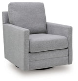 Freybourne Next-Gen Nuvella Pewter Next-Gen Nuvella™ Swivel Accent Chair