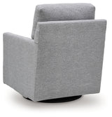 Freybourne Next-Gen Nuvella Pewter Next-Gen Nuvella™ Swivel Accent Chair