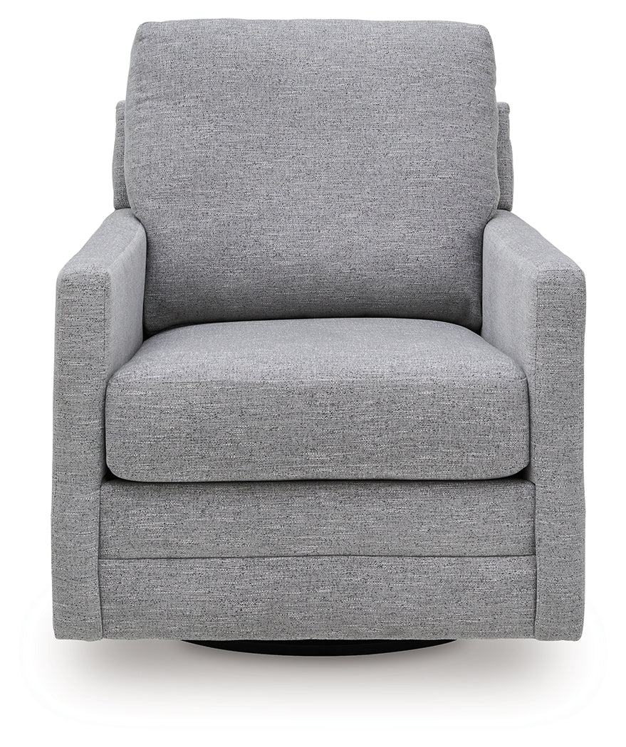 Freybourne Next-Gen Nuvella Pewter Next-Gen Nuvella™ Swivel Accent Chair