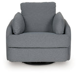 Alainmont Next-Gen Nuvella Salt and Pepper Next-Gen Nuvella™ Swivel Power Recliner