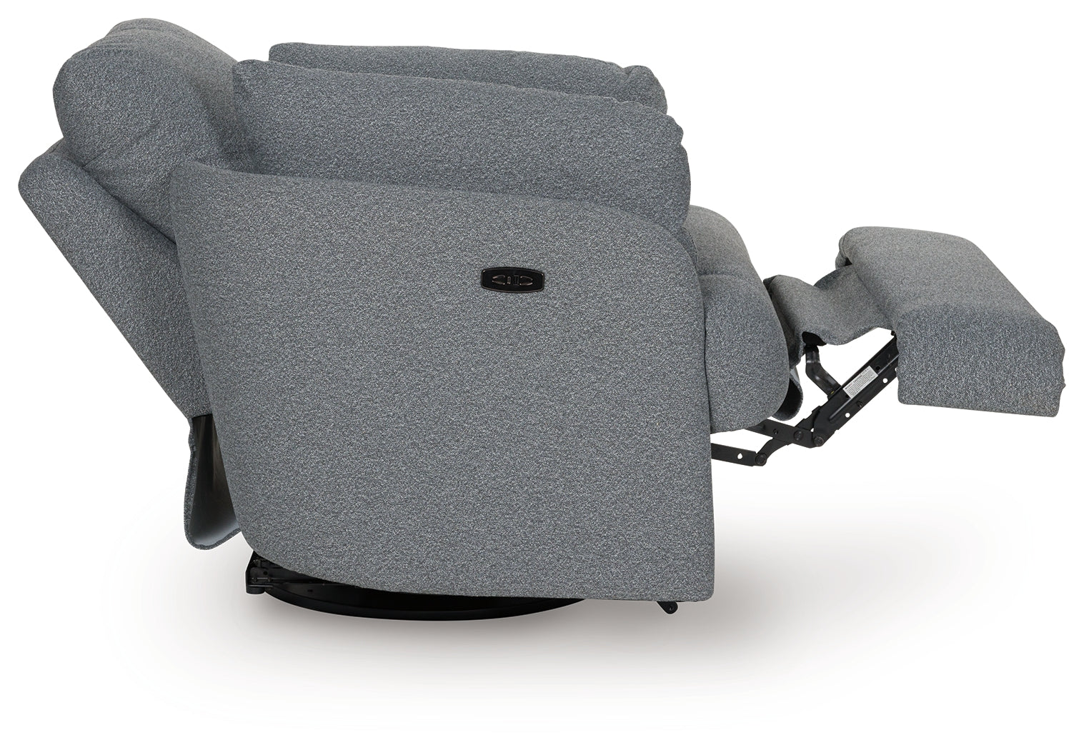 Alainmont Next-Gen Nuvella Salt and Pepper Next-Gen Nuvella™ Swivel Power Recliner
