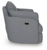 Alainmont Next-Gen Nuvella Salt and Pepper Next-Gen Nuvella™ Swivel Power Recliner