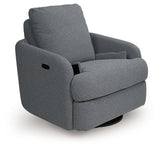 Alainmont Next-Gen Nuvella Salt and Pepper Next-Gen Nuvella™ Swivel Power Recliner