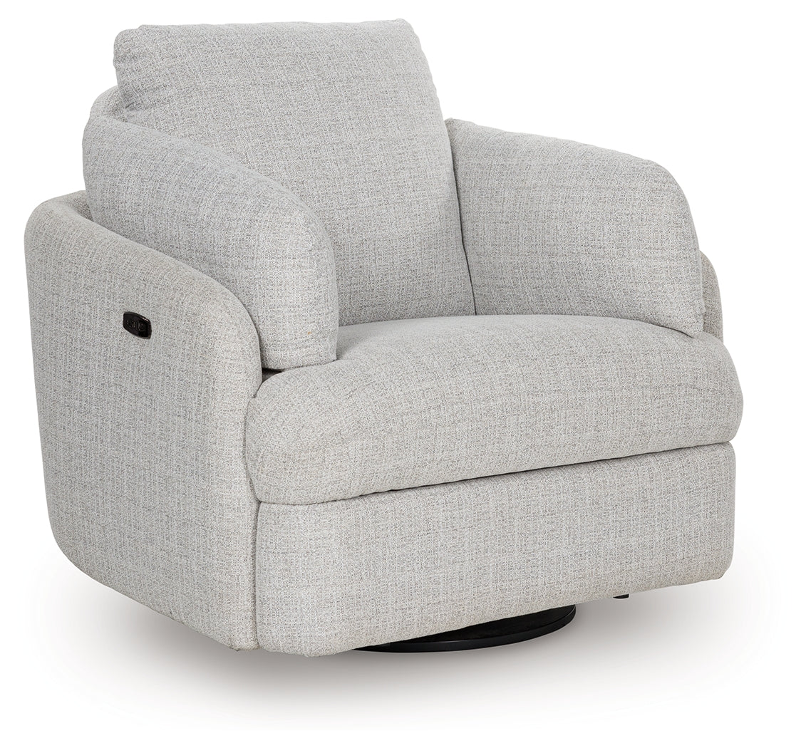 Alainmont Next-Gen Nuvella Stone Next-Gen Nuvella™ Swivel Power Recliner