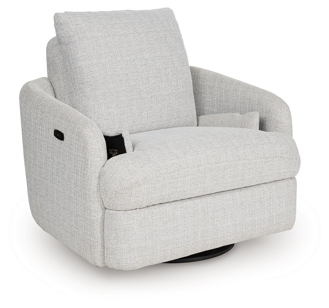 Alainmont Next-Gen Nuvella Stone Next-Gen Nuvella™ Swivel Power Recliner