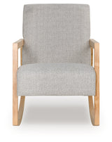 Wychworth Gray/Natural Accent Chair